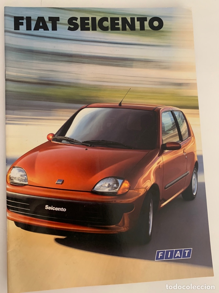 Coches y Motocicletas: Cat&aacute;logo folleto publicidad original Fiat seicento de 1998