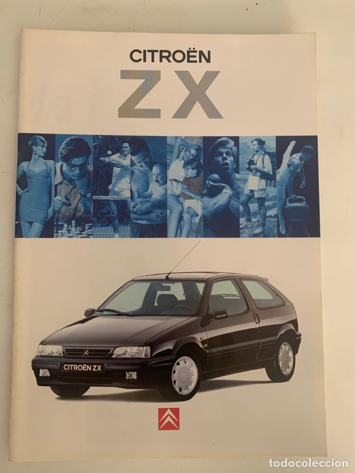 Coches y Motocicletas: Cat&aacute;logo folleto publicidad Citr&ouml;en ZX de 1994