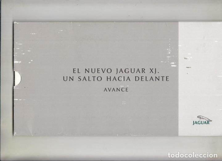 Coches y Motocicletas: CATALOGO PUBLICITARIO JAGUAR XJ. CATALOGO CON DOS CARPETAS UNO 25 PAGUINAS Y OTRO DE 7 PAG.