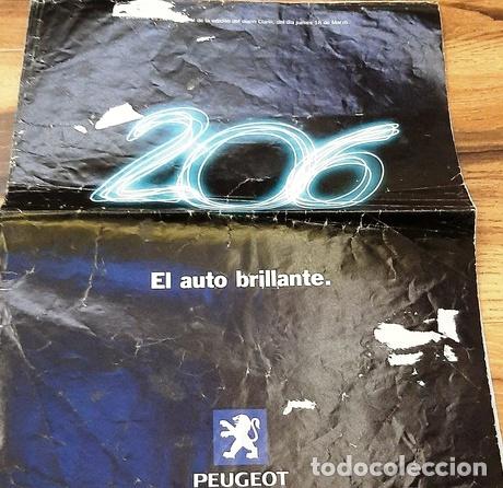 Coches y Motocicletas: peugeot 206 publicidad y poster desplegable