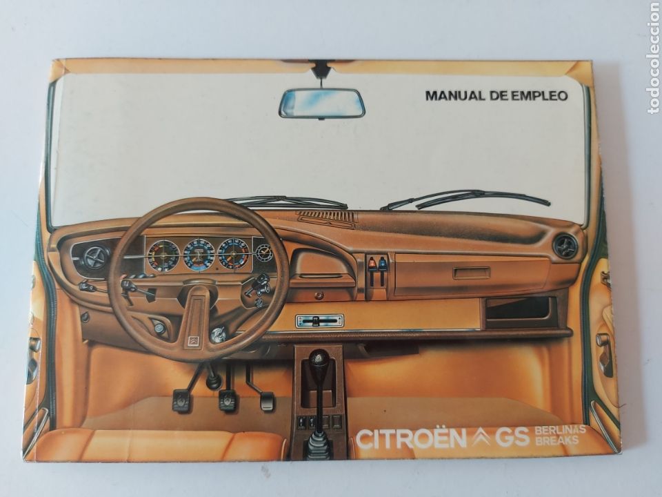 Coches y Motocicletas: MANUAL DE EMPLEO CITRO&Euml;N GS. BERLINAS. EXCELENTE ESTADO.