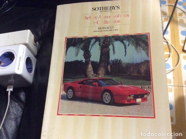 Autos und Motorr&auml;der: Sothebys belles automobiles the collection monaco 1987
