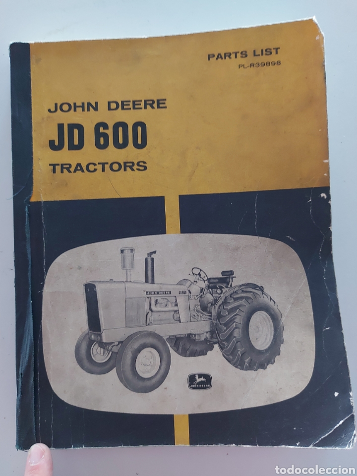 Automobili e Motociclette: MANUAL TALLER DESPIECE TRACTOR JOHN DEERE JD 600. A&Ntilde;O 1965. 120 P&Aacute;GINAS.