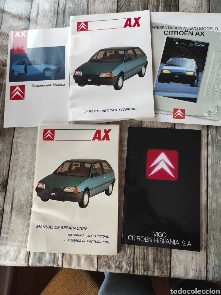 Coches y Motocicletas: AX. 5 cat&aacute;logos CITROEN ,REPARACION,, T&Eacute;CNICA ,PRESENTACION ,ETC