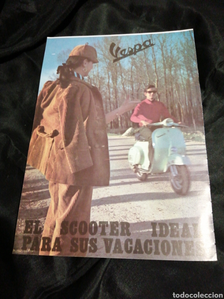 Coches y Motocicletas: VESPA, 1968,ANTIGUA PUBLICIDAD ORIGINAL DE LA &Eacute;POCA. 19X 13 CM