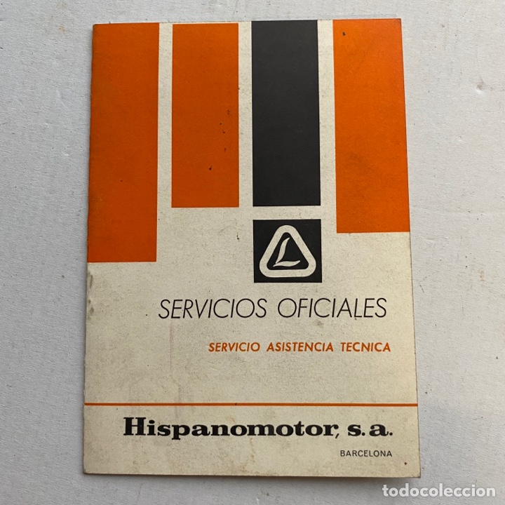Cars and Motorcycles: Catalogo servicios oficiales-servicio asistencia t&eacute;cnica hispanomotor S.A. Barcelona Lombardini