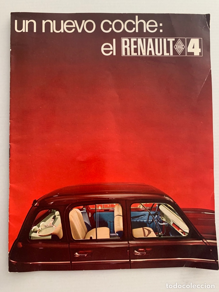 Coches y Motocicletas: Cat&aacute;logo folleto publicidad Renault 4 de 1967