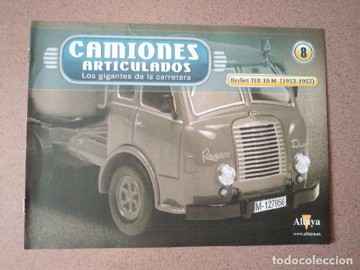 Voitures et Motocyclettes: Fasc&iacute;culo 8 Camiones Articulados Berliet TLR 10M (1953-1957) Altaya Nuevo