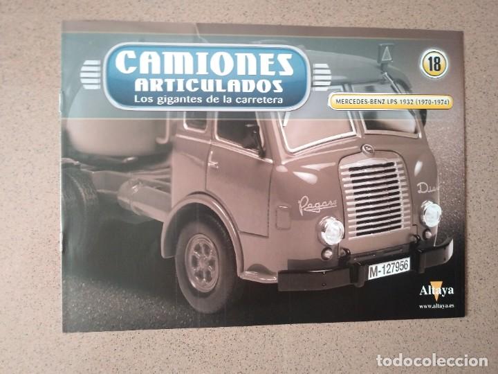 Voitures et Motocyclettes: Fasc&iacute;culo 18 Camiones Articulados Mercedes-Benz LPS 1932 (1970-1974) Altaya Nuevo