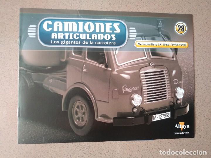 Carros e motociclos: Fasc&iacute;culo 29 Camiones Articulados Mercedes-Benz SK 1948 (1988-1997) Altaya Nuevo