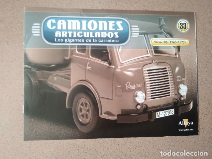 Autos und Motorr&auml;der: Fasc&iacute;culo 33 Camiones Articulados Volvo F88 (1965-1977) Altaya Nuevo