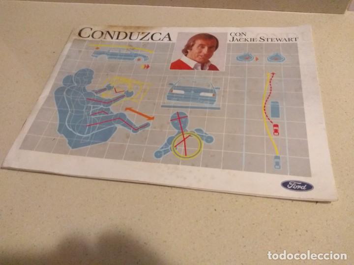 Carros e motociclos: Conduzca con Jackie Stewart. Antiguo Manual de Ford