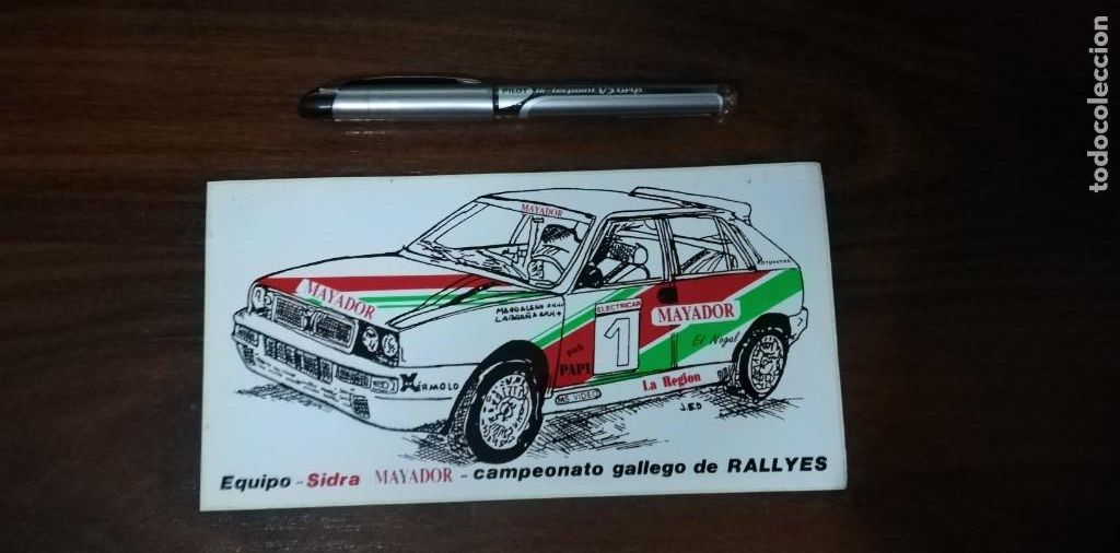 Carros e motociclos: PEGATINA EQUIPO SIDRA MAYADOR - CAMPEONATO GALLEGO DE RALLYES