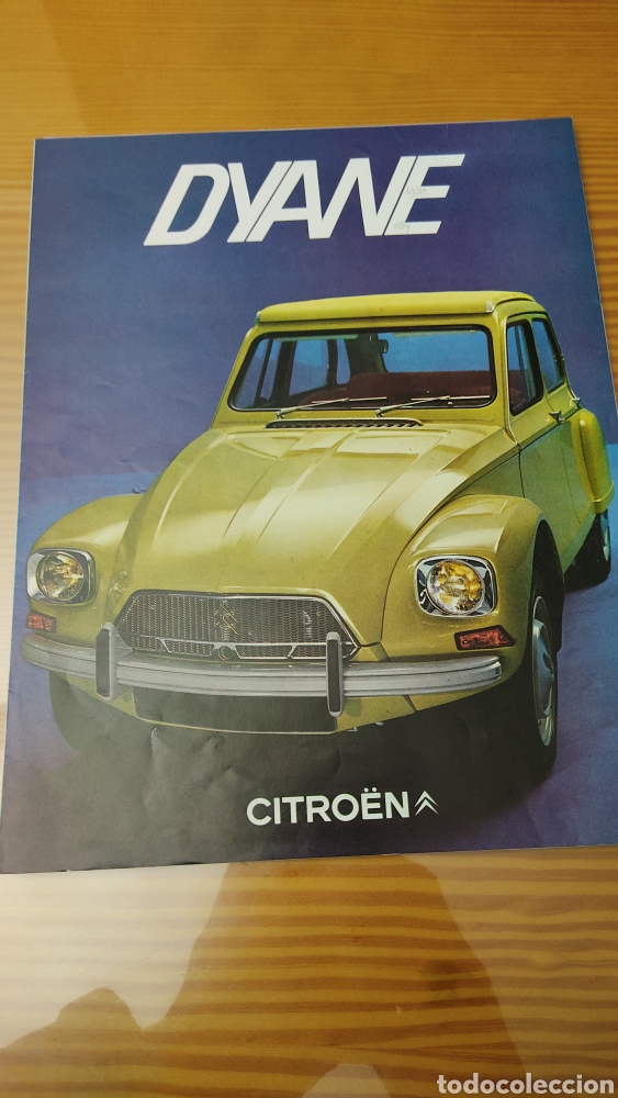 Coches y Motocicletas: Catalogo de concesionario Citroen Dyane ,a&ntilde;os 70