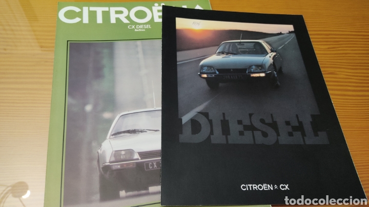 Coches y Motocicletas: Lote de 2 Catalogos de concesionario Citroen CX Diesel ,original,a&ntilde;os