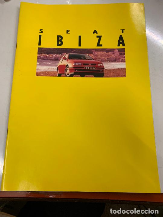 Coches y motocicletas: SEAT IBIZA. Encantador catalogo retro-vintage. 16pgs. mide unos 30x21cms