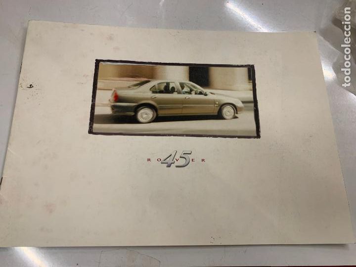 Coches y motocicletas: ROVER 45. Encantador catalogo retro-vintage. 8 paginas. mide unos 30x21cms