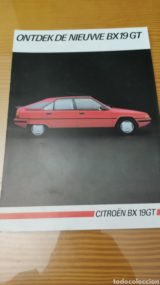 Coches y Motocicletas: Catalogo concesionario del modelo Citro&euml;n BX,modelo 1987