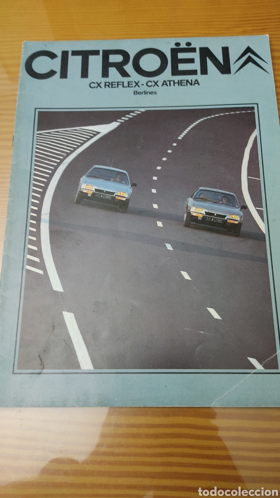 Coches y Motocicletas: Catalogo de concesionario Citroen CX Reflex y CX Athena ,original,