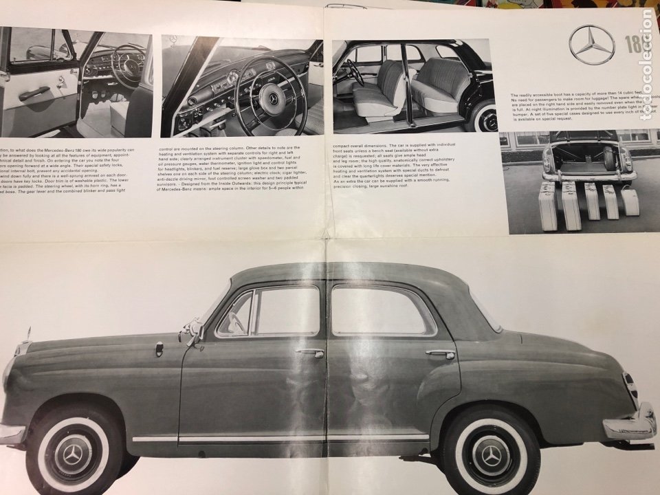 catalogo original mercedes benz 180 editado en - Buy Catalogs, advertising  and mechanical books on todocoleccion