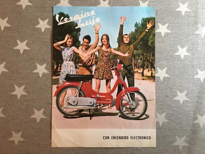 CATALOGO MOTO VESPINO LUJO 1968 VESPA (Coches y Motocicletas Antiguas y Clásicas - Catálogos, Publicidad y Libros de mecánica)