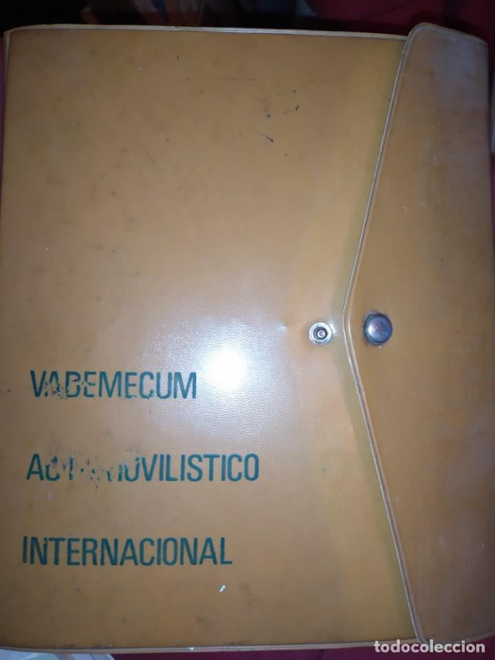 VADEMÉCUM AUTOMOVILÍSTICO 1968 (Coches y Motocicletas Antiguas y Clásicas - Catálogos, Publicidad y Libros de mecánica)