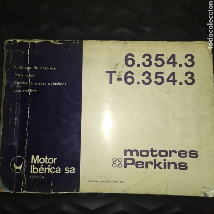 Carros e motociclos: Catalogo recambios Motor Perkins 6354