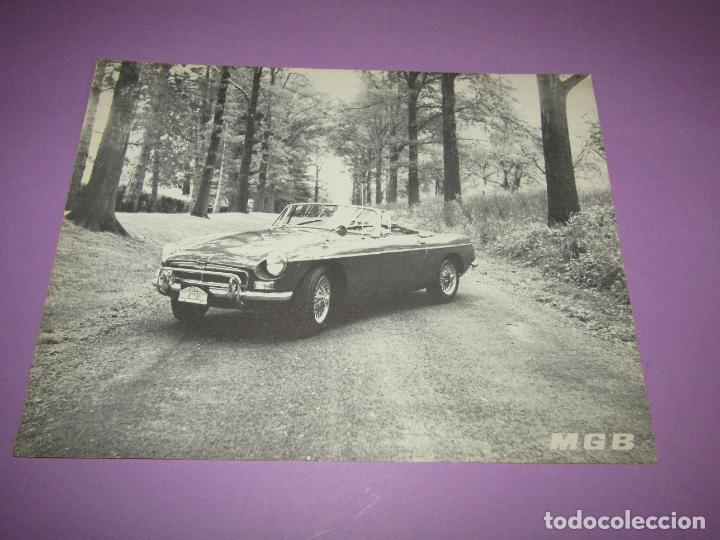 Cars and Motorcycles: Antiguo Folleto Catalogo del Autom&oacute;vil MGB de AUSTIN HEALEY para Mercado USA del A&ntilde;o 1965