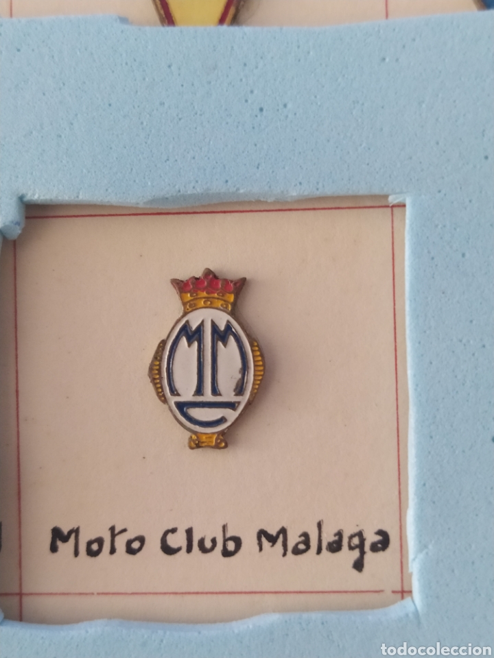 Coches y motocicletas: MOTO CLUB MALAGA. CAPADO POR DETRAS. PEGADO A CARTON DURO. ORIGINAL A&Ntilde;OS 60. UNICO EN T.C.