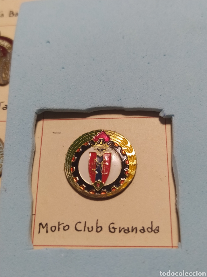 Automobili e Motociclette: MOTO CLUB GRANADA. CAPADO POR DETRAS. PEGADO A CARTON DURO. UNICO EN T.C.