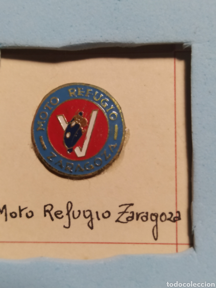 Automobili e Motociclette: MOTO REFUGIO ZARAGOZA. CAPADO POR DETRAS. PEGADO A CARTON DURO. UNICO EN T.C.
