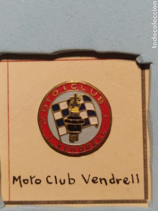 Automobili e Motociclette: MOTO CLUB VENDRELL. CAPADO POR DETRAS. PEGADO A CARTON DURO. UNICO EN T.C.
