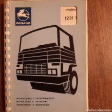 Voitures et Motocyclettes: MANUAL CAMION PEGASO 1231 T TRACTORA. Lote 310435158