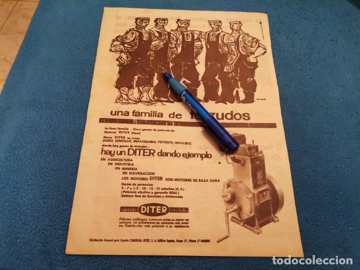 Automobili e Motociclette: MOTORES DITER DI&Eacute;SEL ANUNCIO PUBLICIDAD REVISTA A&Ntilde;O 1960
