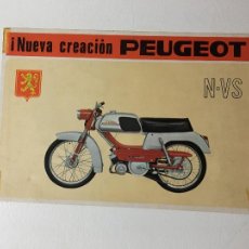Coches y Motocicletas: CATALOGO PUBLICIDAD CICLOMOTOR PEUGEOT N-VS AÑOS '60. Lote 312016373