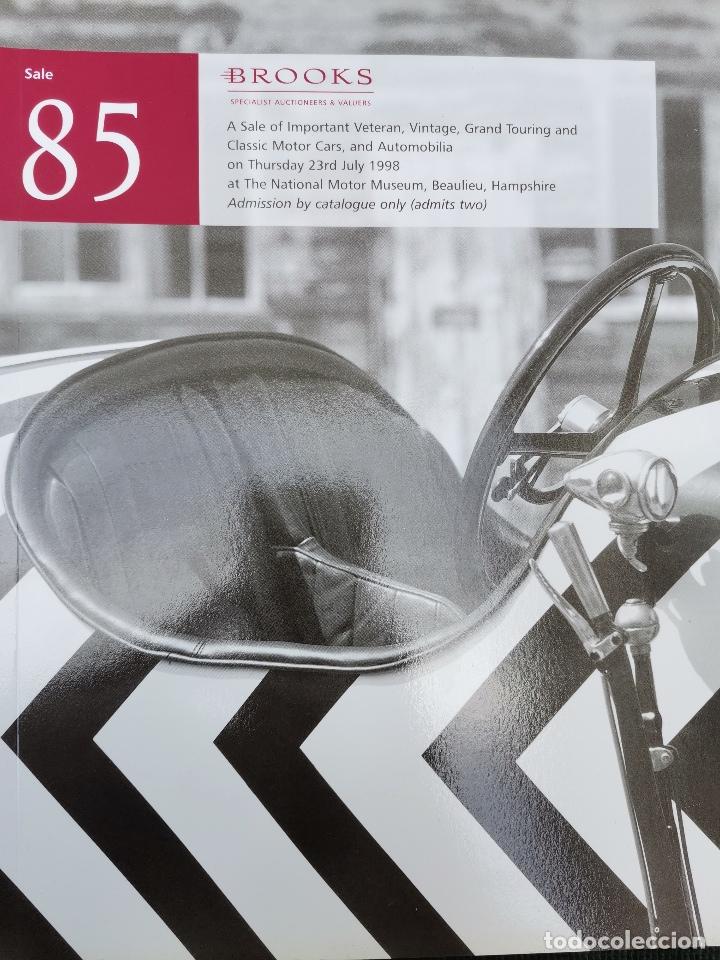 Coches y Motocicletas: 1998 CATALOGO BROOKS - IMPORTANT SPORTS , COMPETITION AND GRAN TOURING CARS - JAGUAR - BENTLEY
