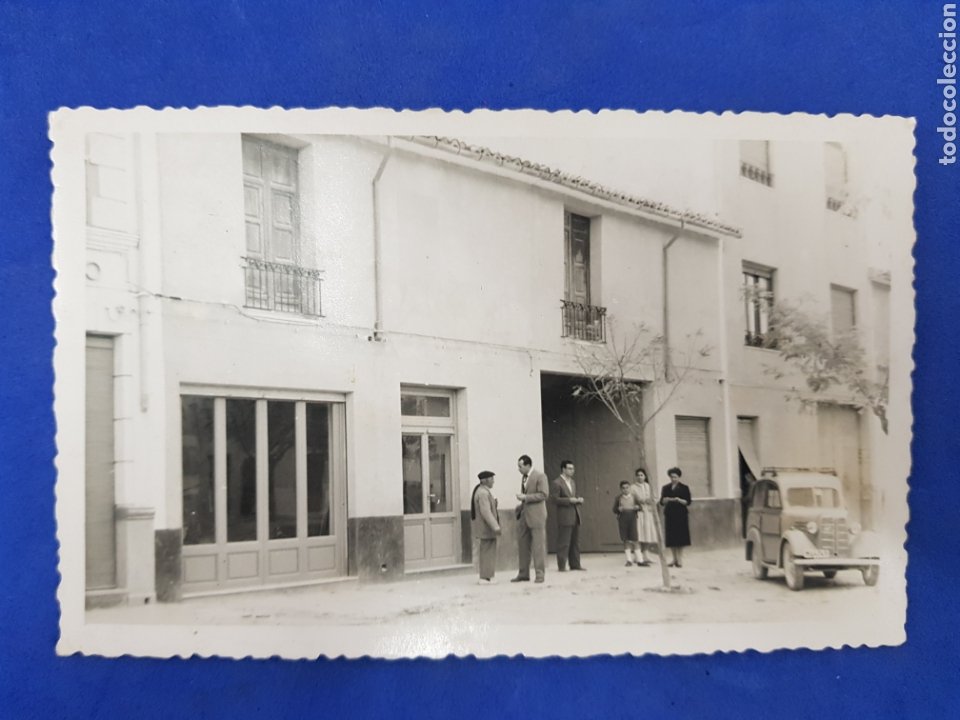 Coches y Motocicletas: Porta documentos para el coche, publicidad, Garaje Laosa ,Villena ,años 1950 - Foto 4 - 312350538