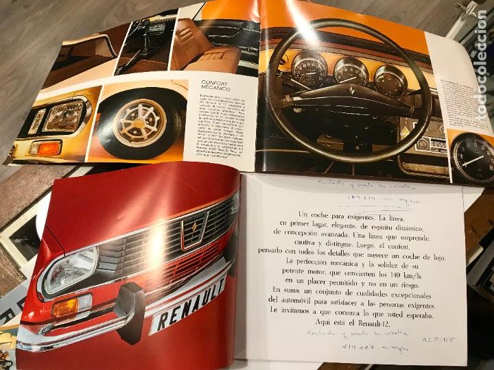 Coches y Motocicletas: Dos catalogos Renault 12 año 1970 bien conservados 24 páginas el grande 24 x 32 cms - Foto 2 - 312353588