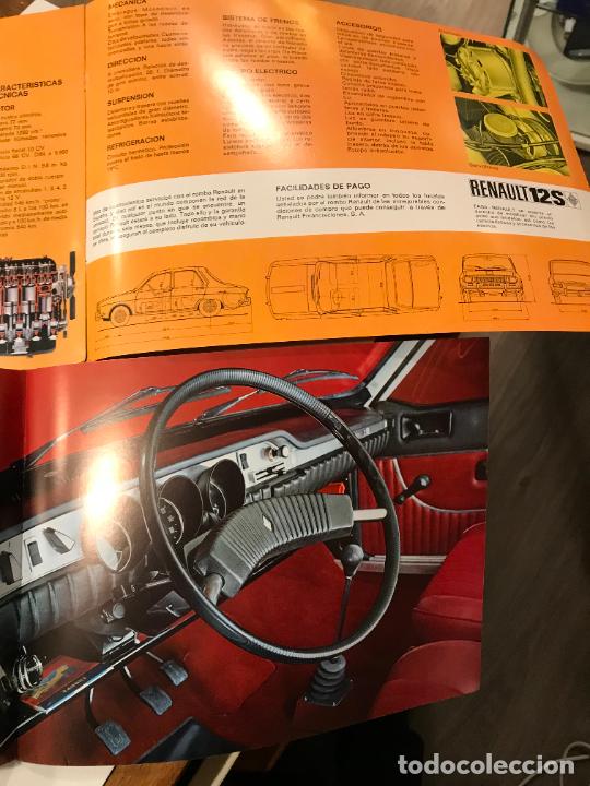 Coches y Motocicletas: Dos catalogos Renault 12 año 1970 bien conservados 24 páginas el grande 24 x 32 cms - Foto 3 - 312353588