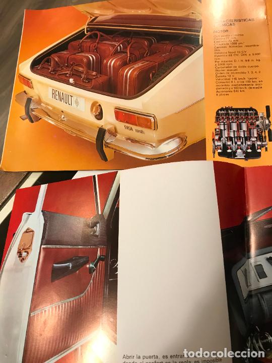 Coches y Motocicletas: Dos catalogos Renault 12 año 1970 bien conservados 24 páginas el grande 24 x 32 cms - Foto 5 - 312353588