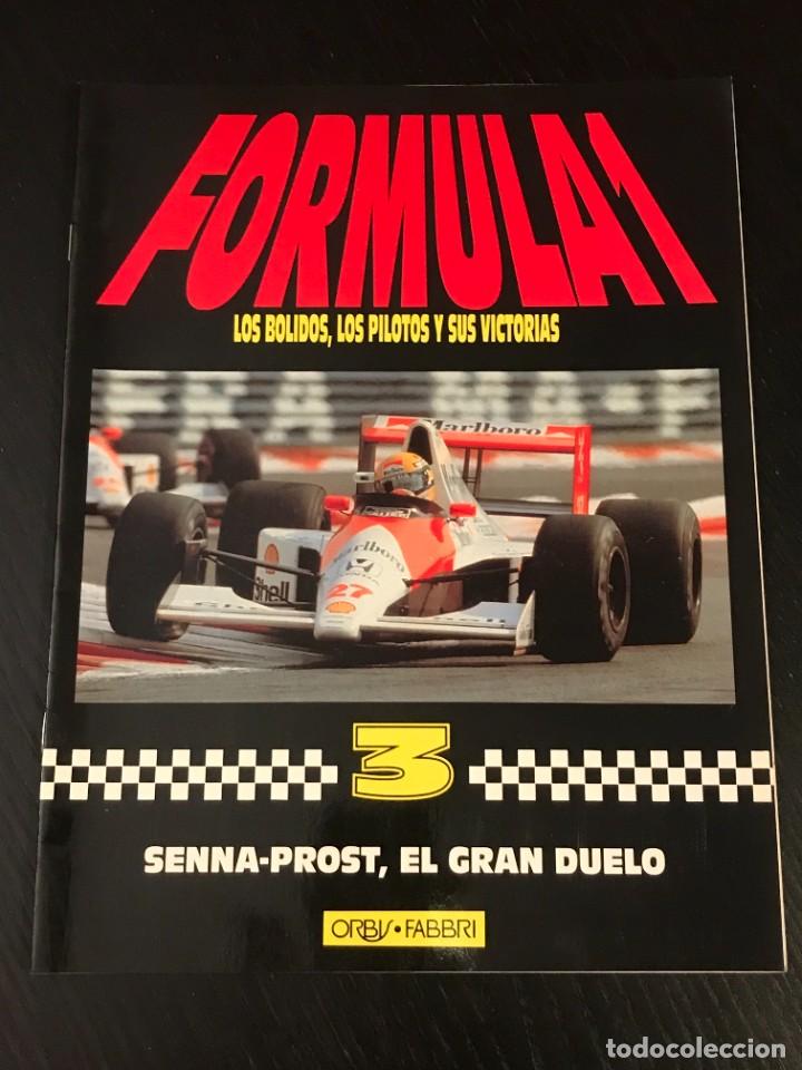 Coches y motocicletas: FORMULA 1 LOS BOLIDOS LOS PILOTOS Y SUS VICTORIAS - FASCICULO N&ordm; 3 - FERRARI SENNA PROST F1 POSTER