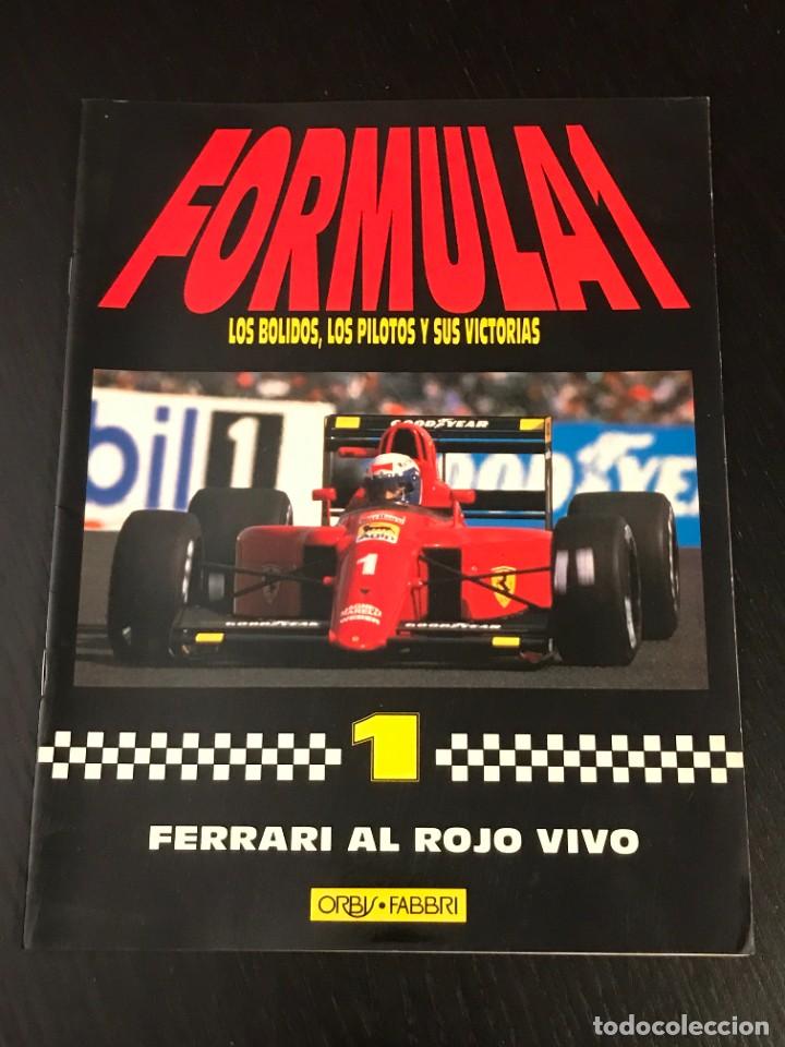 Coches y motocicletas: FORMULA 1 LOS BOLIDOS LOS PILOTOS Y SUS VICTORIAS - FASCICULO N&ordm; 1 -FERRARI SENNA MANSELL POSTER