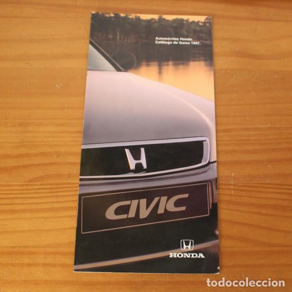 Coches y Motocicletas: CATALOGO AUTOMOVILES HONDA GAMA 1997. CIVIC, ACCORD, LEGEND, PRELUDE, NSX...