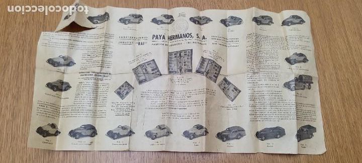 Coches y Motocicletas: Muy antiguo cat&aacute;logo juguetes chapa paya camiones coche