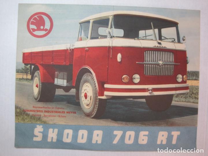 Autos und Motorr&auml;der: COCHES-CAMIONES-SKODA 706 RT-CATALOGO PUBLICIDAD-VER FOTOS-(K-5485)