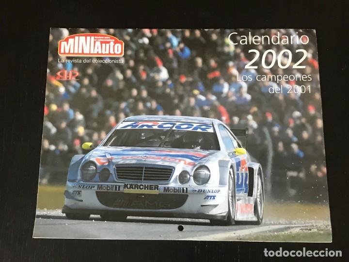 Coches y Motocicletas: CALENDARIO MINI AUTO CAMPEONES 2001 - A&Ntilde;O 2002 - RAID RALLY RALLYE SPORT FORMULA F1 SUBARU AUDI