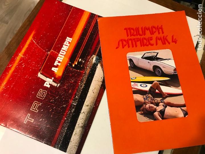 Autos und Motorr&auml;der: Dos catalogos Triumph spitfire MK 4 TR6 en totql 24 p&aacute;ginas en ingl&eacute;s a&ntilde;o 1973