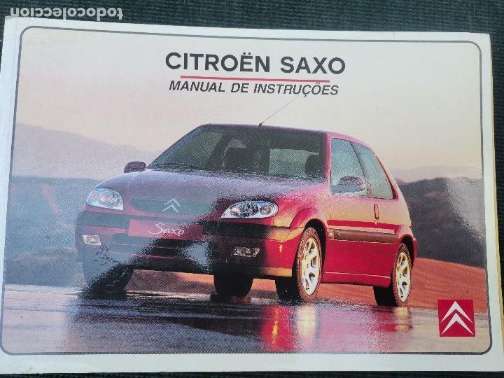 Coches y Motocicletas: 1999 MANUAL DE INSTRUCCIONES CITROEN SAXO