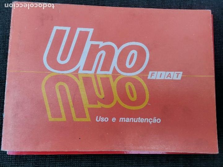 Coches y Motocicletas: MANUAL DE INSTRUCCIONES FIAT UNO - INCLUI FIAT UNO TURBO IE MKI