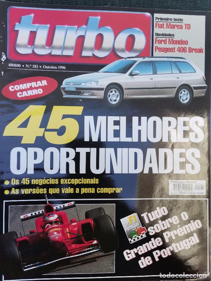 Coches y motocicletas: 1996 REVISTA TURBO - GP DE PORTUGAL - SKODA OCTAVIA - OPEL SINTRA - VW PASSAT - ROVER 416 SI